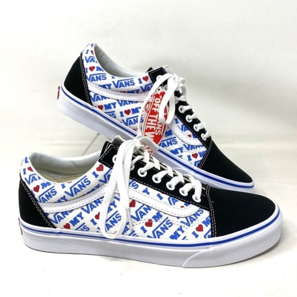 VANS Old Skool Skate Shoes Men Suede Black White Canvas Low Top Custom Alsu01240 - Picture 1 of 11